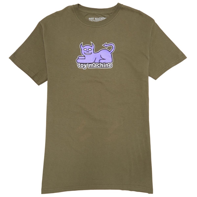 Toy Machine Devil Cat T-Shirt – Olive