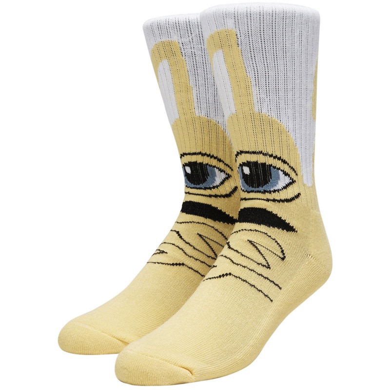 Toy Machine Sect Hug Socks – Yellow