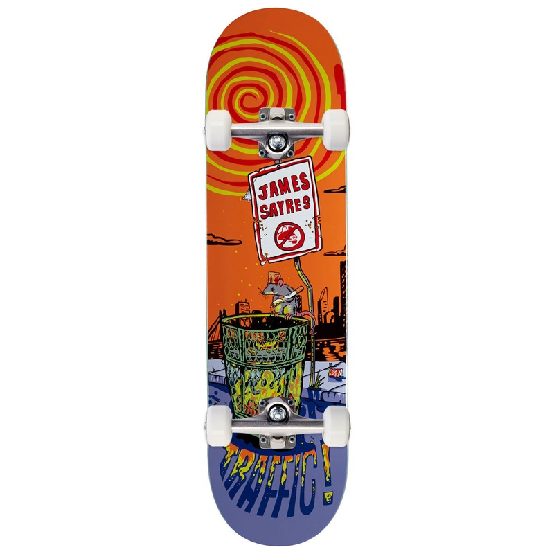 Traffic James Sayres Rat Race Skateboard Complete – 8.125