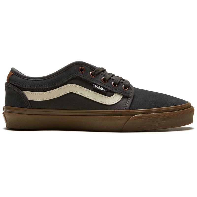 Vans Chukka Low Sidestripe Shoes – Herringbone Dark Grey/Gum