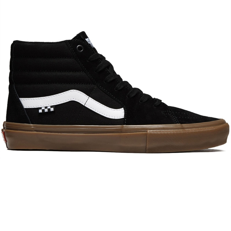 Vans Skate Sk8-hi Shoes – Black/Gum
