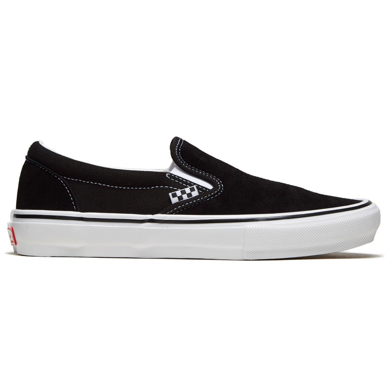 Vans Skate Slip-on Shoes – Black/White
