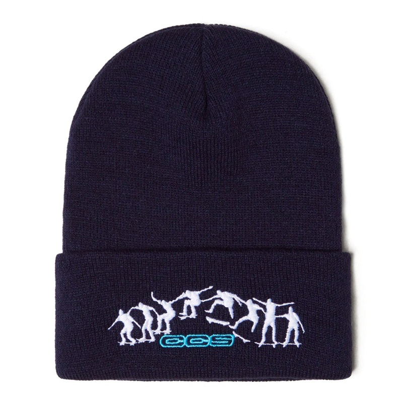 CCS Kickflip Logo Beanie – Navy/White/Blue