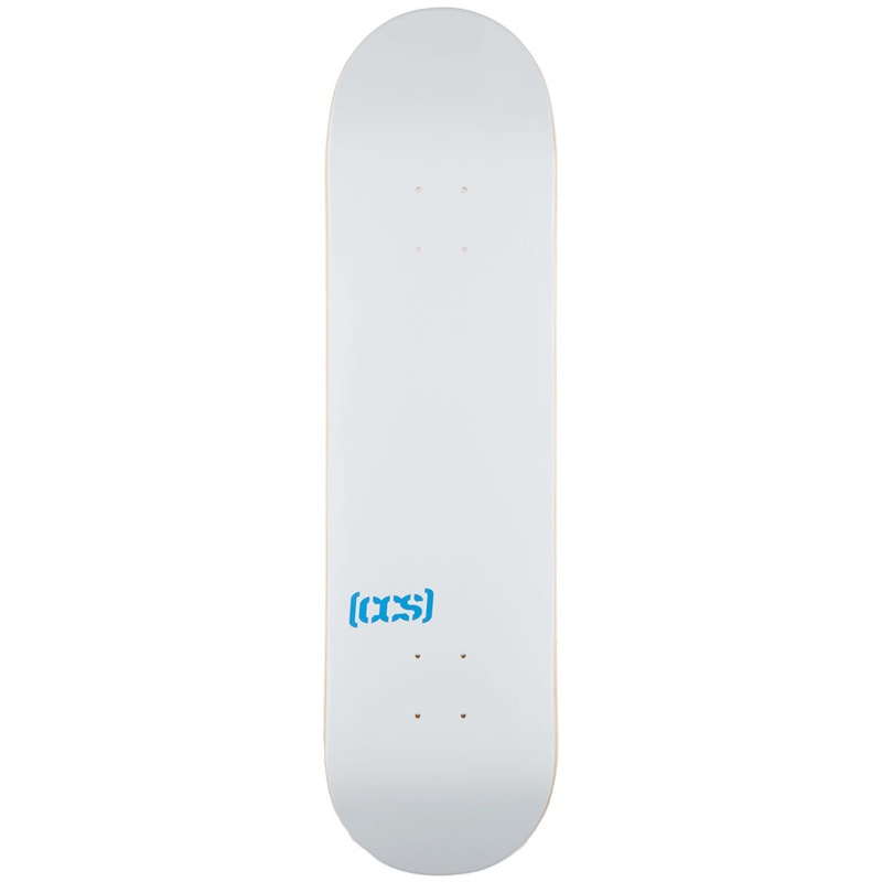 CCS Logo Skateboard Deck – White