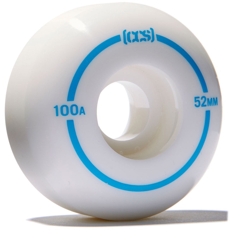 CCS Skateboard Wheels – White – 52mm