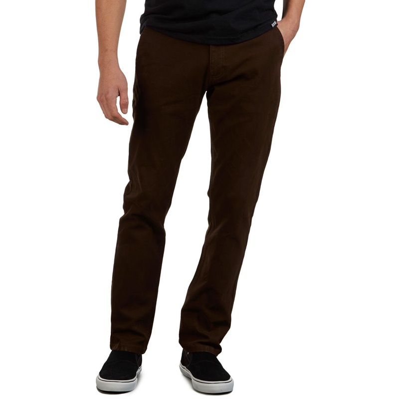 CCS Straight Stretch Chino Pants – Brown