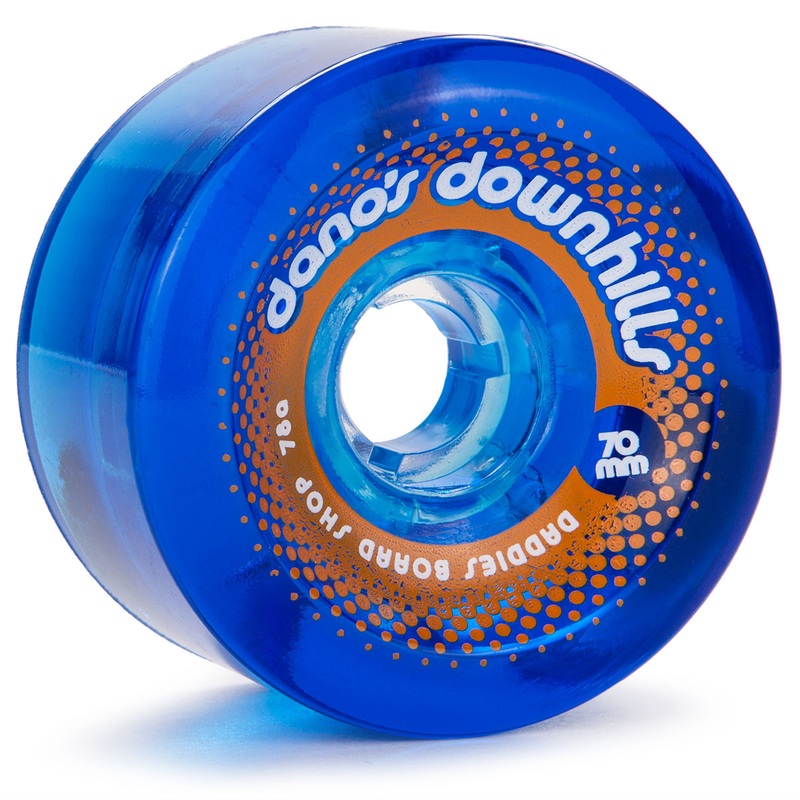 Dano’s Downhills Longboard Wheels 70mm – 78a Blue
