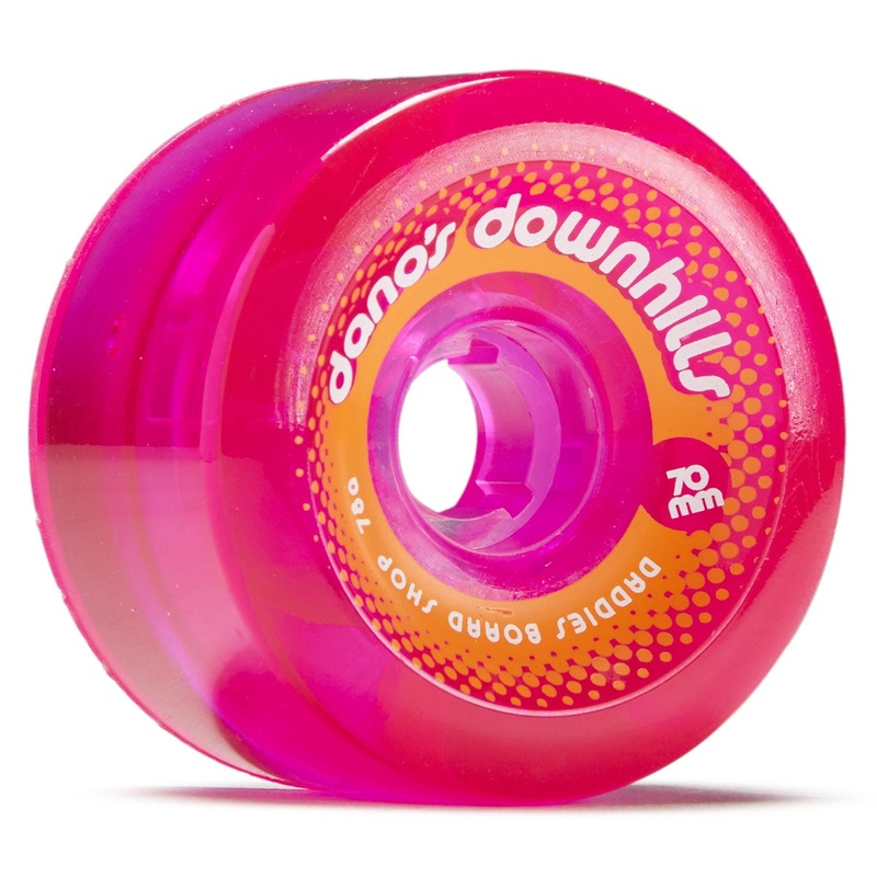 Dano’s Downhills Longboard Wheels 70mm – 78a Pink