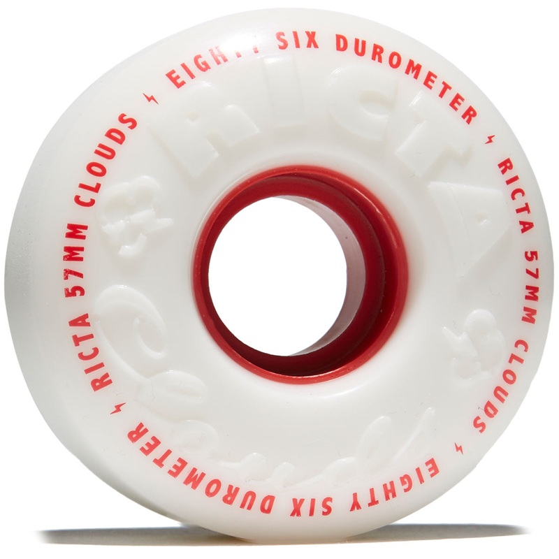Ricta Clouds 86a Skateboard Wheels – Red – 57mm
