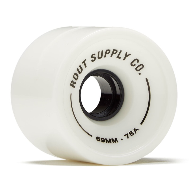 Rout Longboard Wheels – 69mm 78a – White