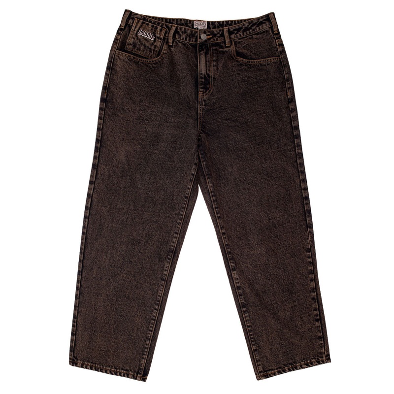 Hoddle Ranger Jeans – Brown Acid Wash