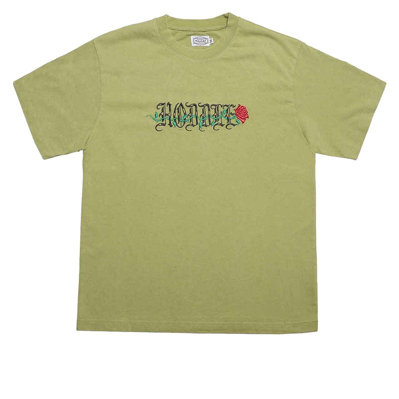 Hoddle Rose T-Shirt – Vintage Green