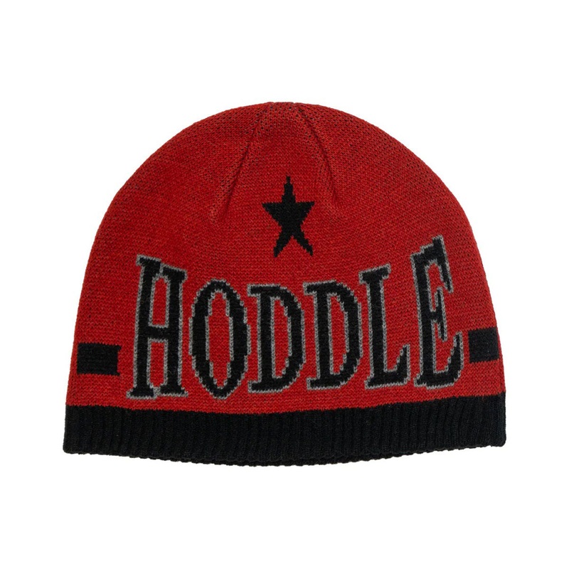 Hoddle Star Above Beanie – Red