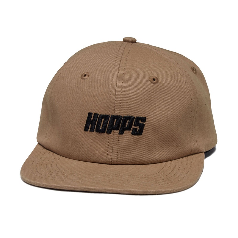Hopps Big Hopps 6 Panel Strapback Hat – Khaki