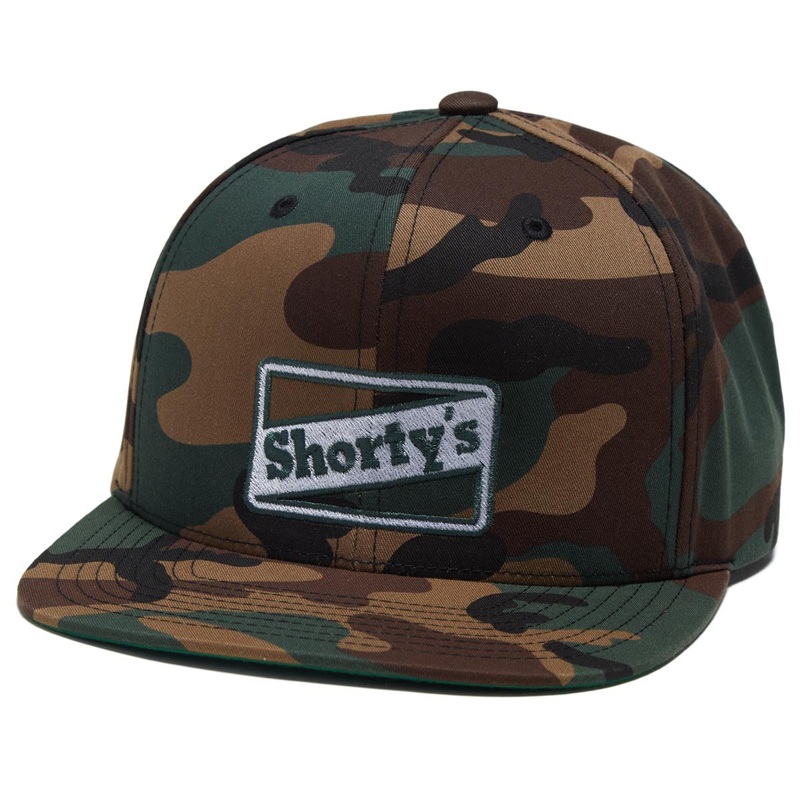 Shorty’s OG Outline Snapback Hat – Camo