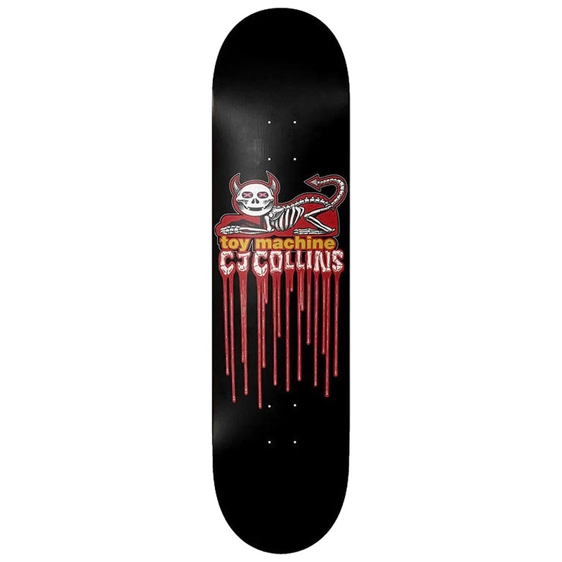 Toy Machine Collins Devil Cat Skateboard Deck – 8.25