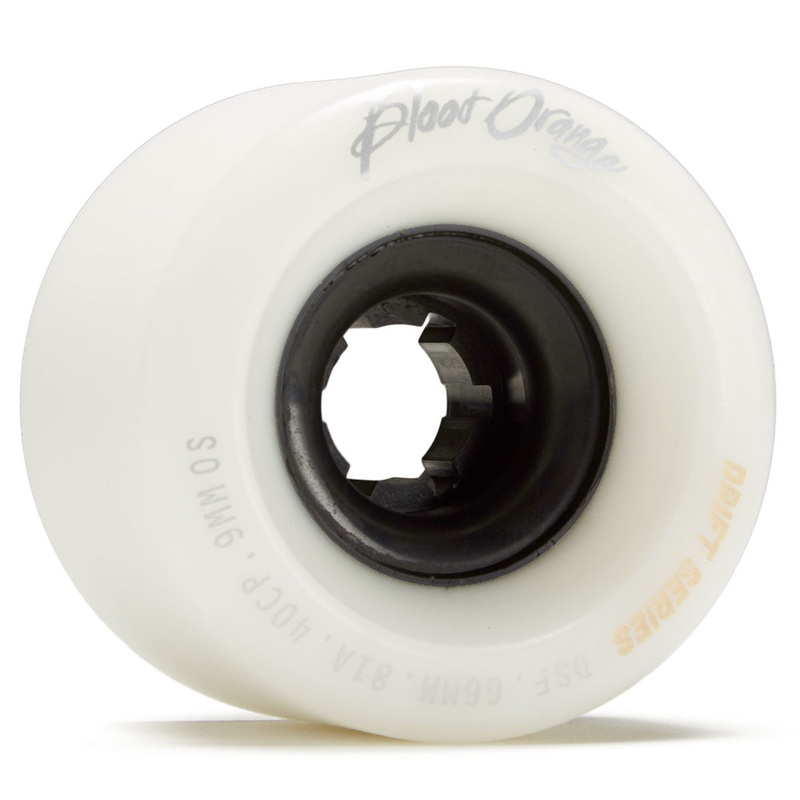 Blood Orange Drift 81a Longboard Wheels – White – 66mm