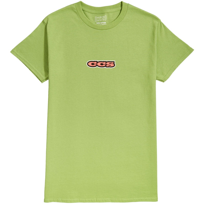 CCS 96 Logo T-Shirt – Kiwi/Pink/White