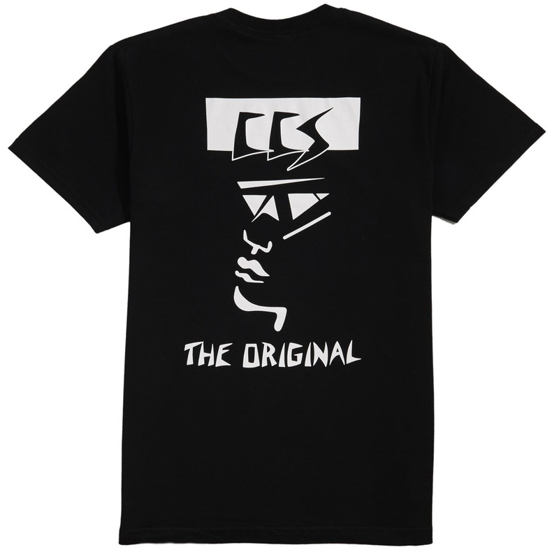 CCS OG Face T-Shirt – Black/Glow White