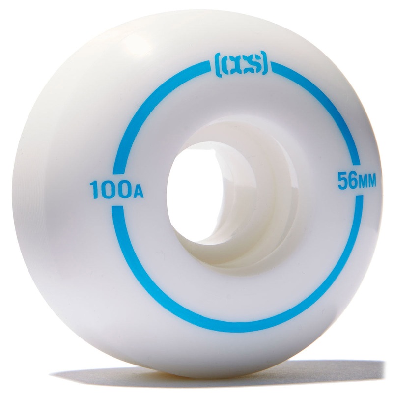 CCS Skateboard Wheels – White – 56mm