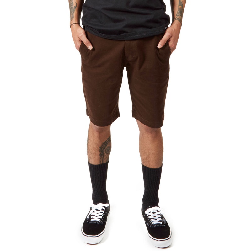 CCS Stretch Chino Shorts – Chocolate