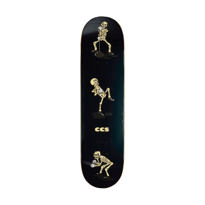 CCS Vine Skeleton Mini Skateboard Deck – Black