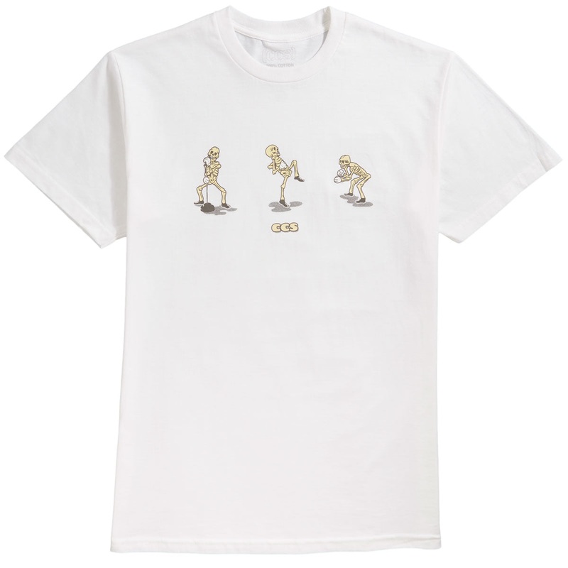 CCS Vine Skeleton T-Shirt – White/Bone/Noir