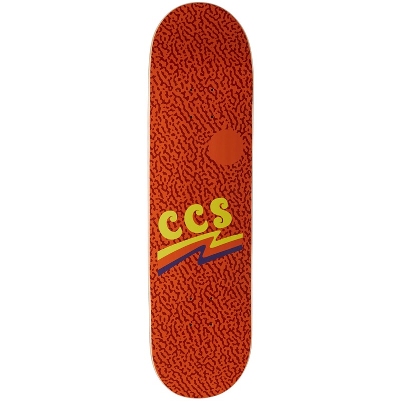 CCS Wavy Times Skateboard Deck – Orange