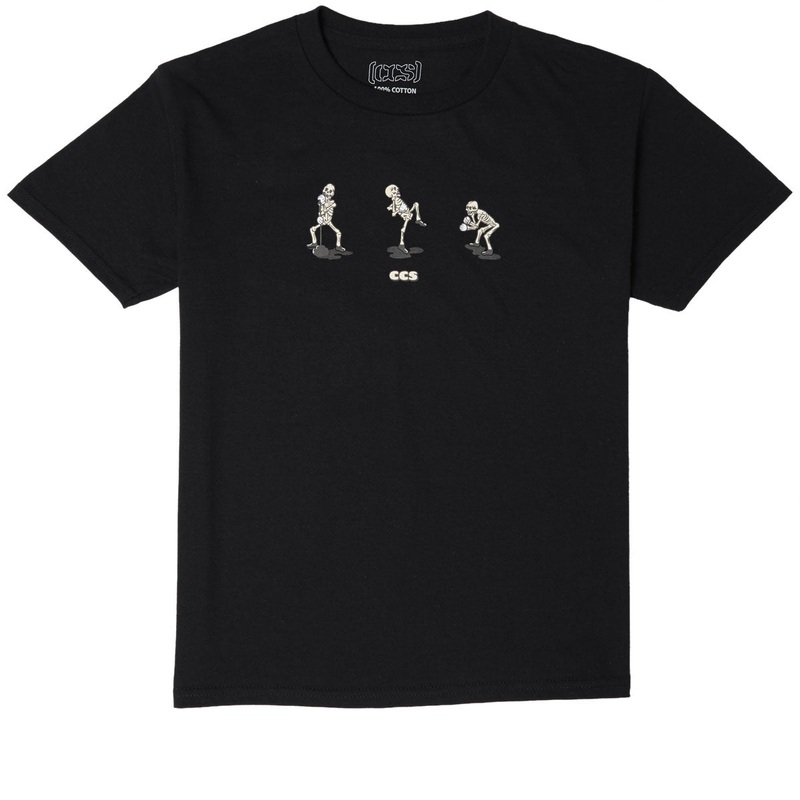 CCS Youth Vine Skeleton T-Shirt – Black/Bone/Noir