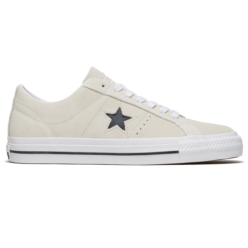 Converse One Star Pro Ox Shoes – Egret/White/Black