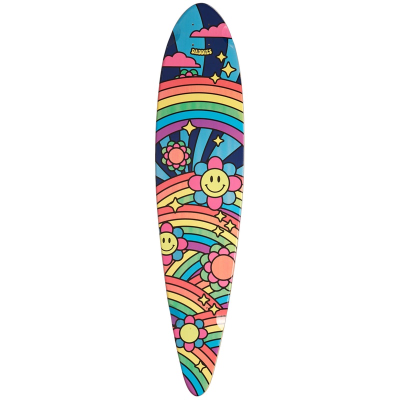 Daddies Trip On This Pintail Longboard Deck