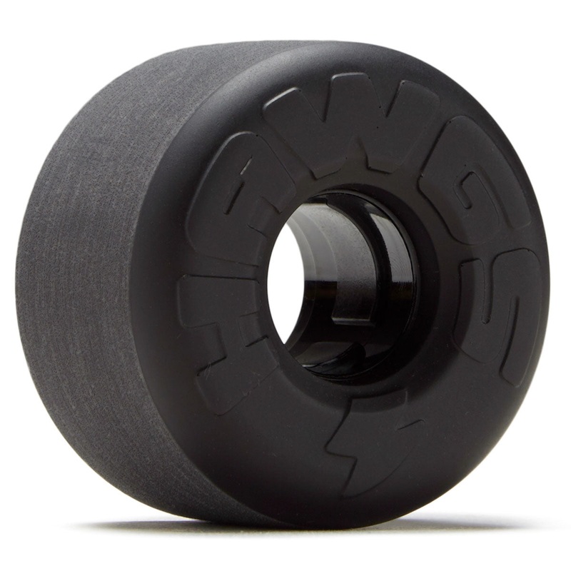 Hawgs Lil’ Ez 78a Stone Ground Longboard Wheels – Black – 60mm