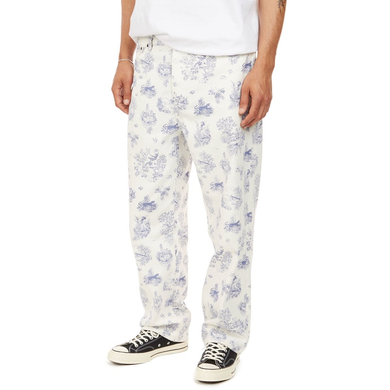 CCS Original Relaxed Toile Denim Jeans – Blanc