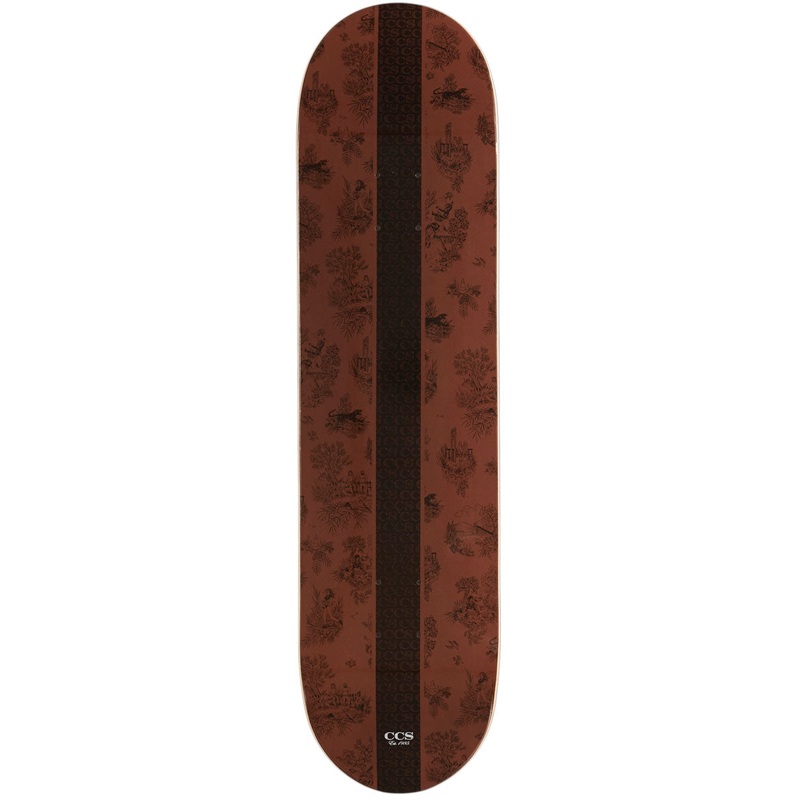 CCS Toile Skateboard Deck – Brown Root