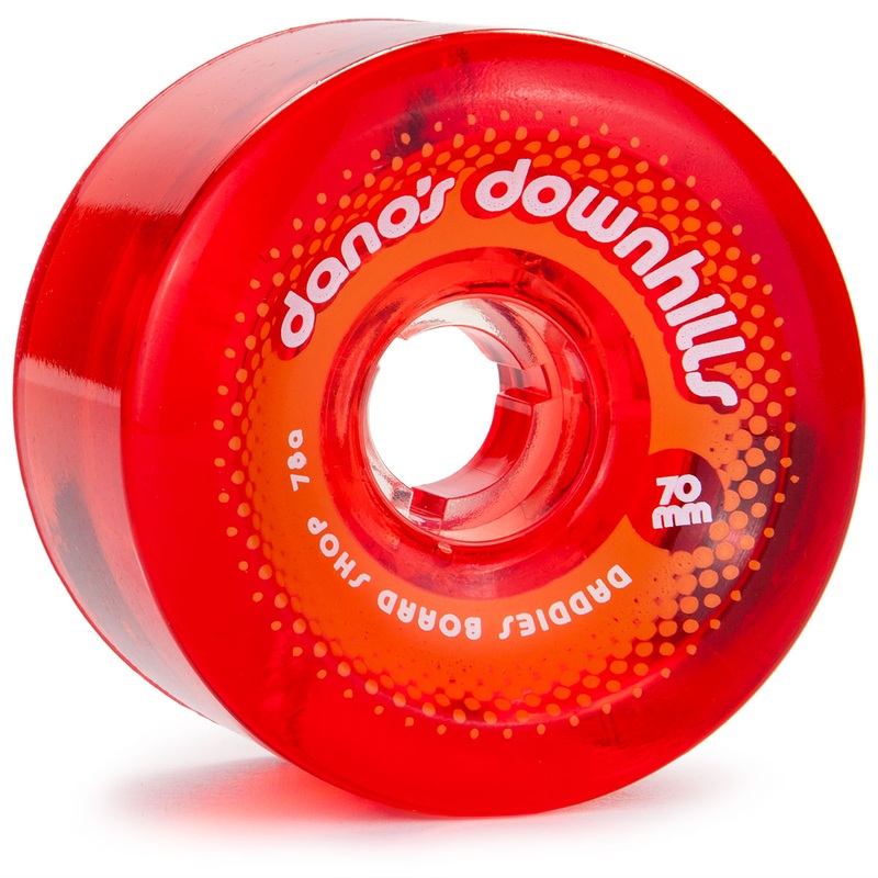 Dano’s Downhills Longboard Wheels 70mm – 78a Red