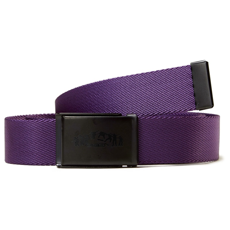 CCS Black Kickflip Buckle Belt – Purple