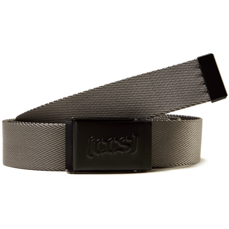 CCS Black Logo Buckle Belt – Grey