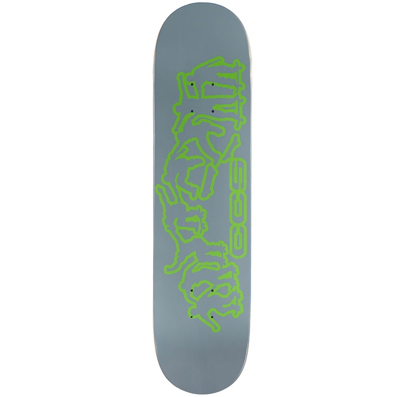 CCS Kickflip 2000 Skateboard Deck – Grey – 7.75