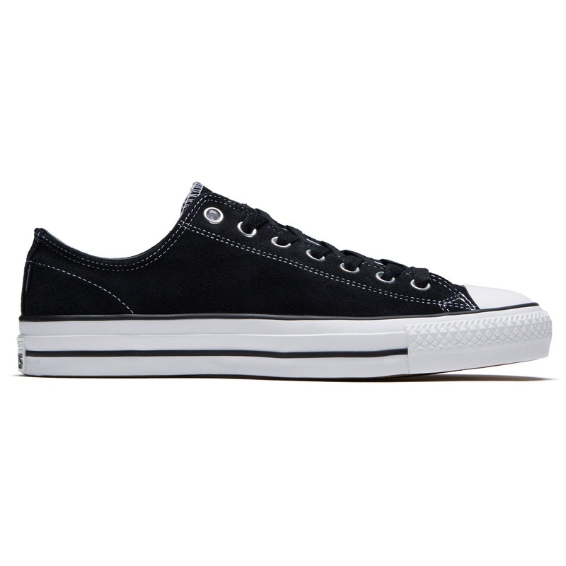 Converse Chuck Taylor All Star Pro Suede Ox Shoes – Black/Black/White