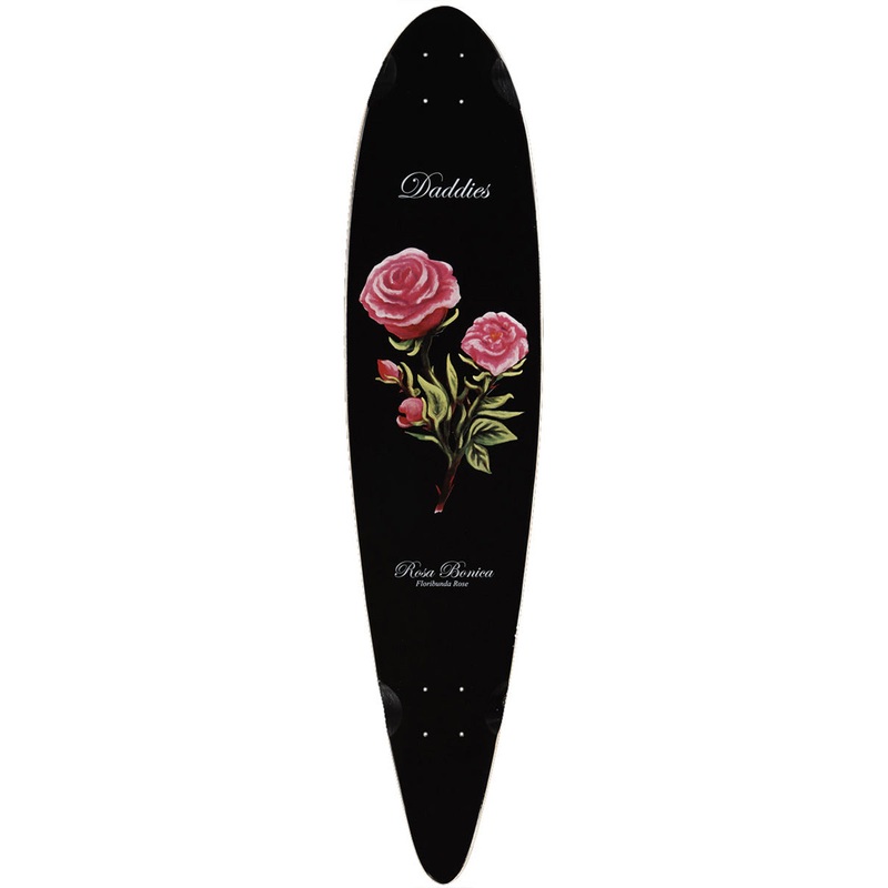 Daddies Rose City Pintail Longboard Deck