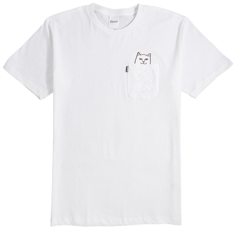 RIPNDIP Lord Nermal Pocket T-Shirt – White