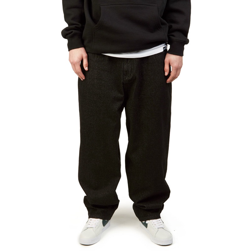 CCS Baggy Taper Denim Jeans – Black