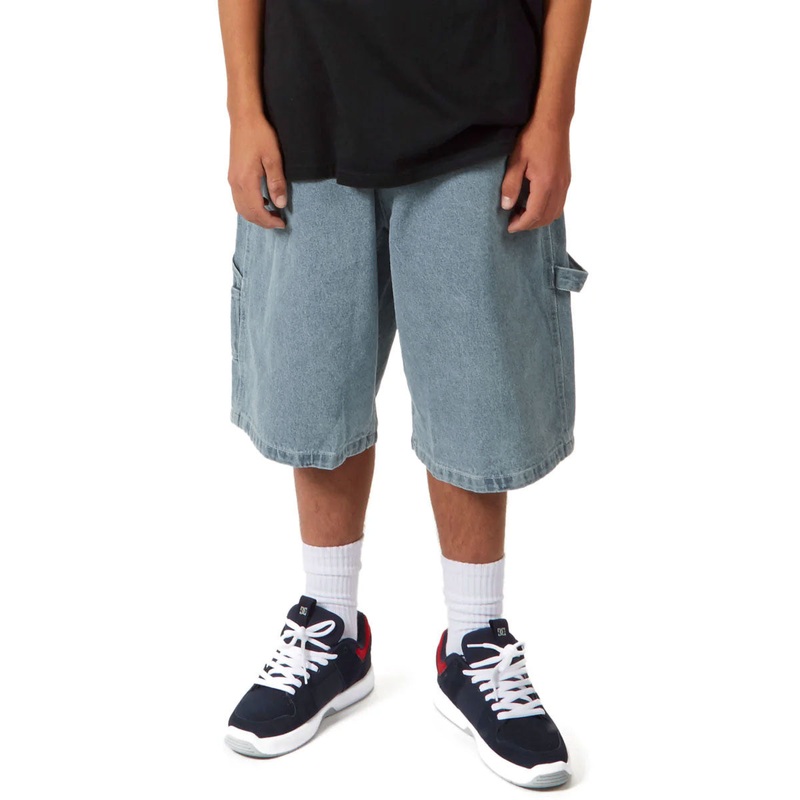 CCS Hammer Loop Jean Shorts – Bleach Wash