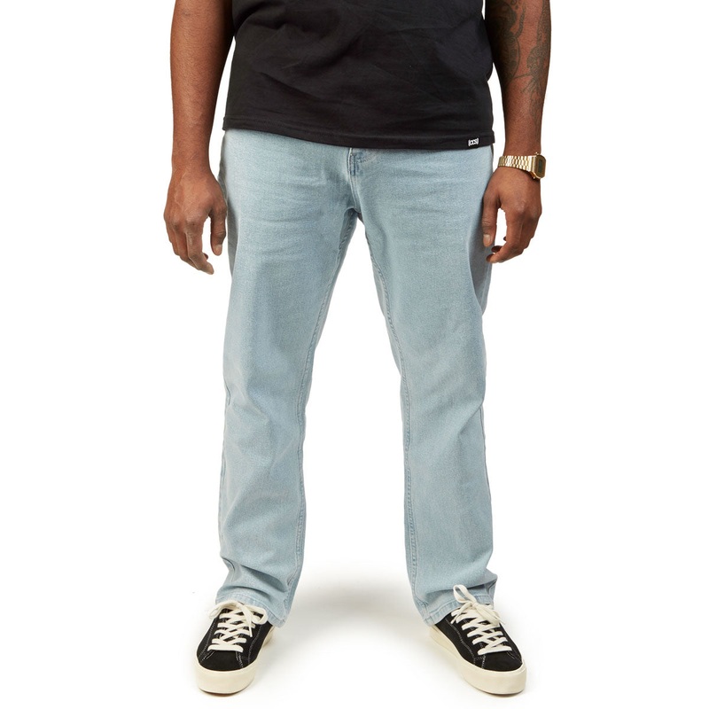 CCS Relaxed Stretch Denim Jeans – 12oz Bleach Wash