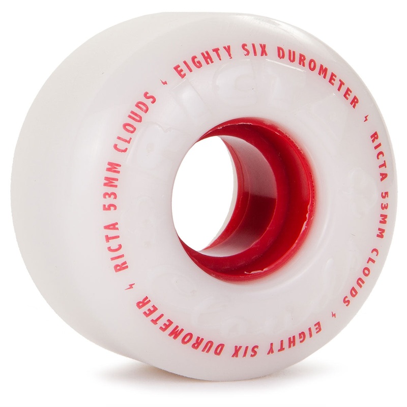 Ricta Clouds 86a Skateboard Wheels – Red – 53mm