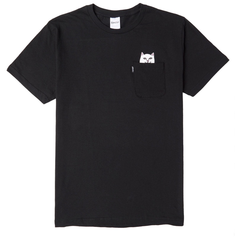 RIPNDIP Lord Nermal Pocket T-Shirt – Black
