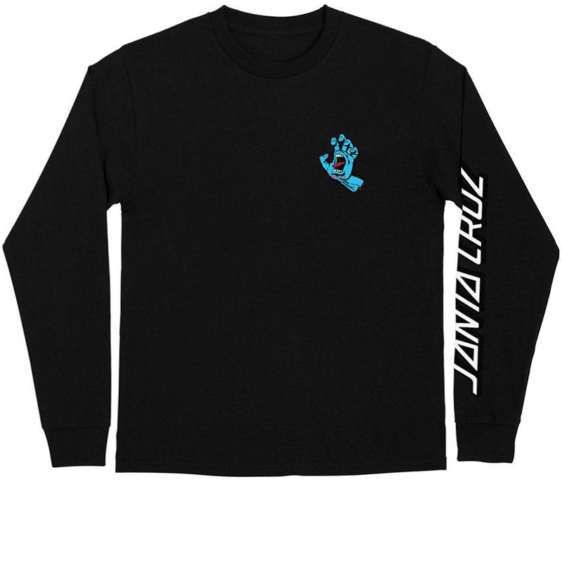 Santa Cruz Screaming Hand Long Sleeve T-Shirt – Black