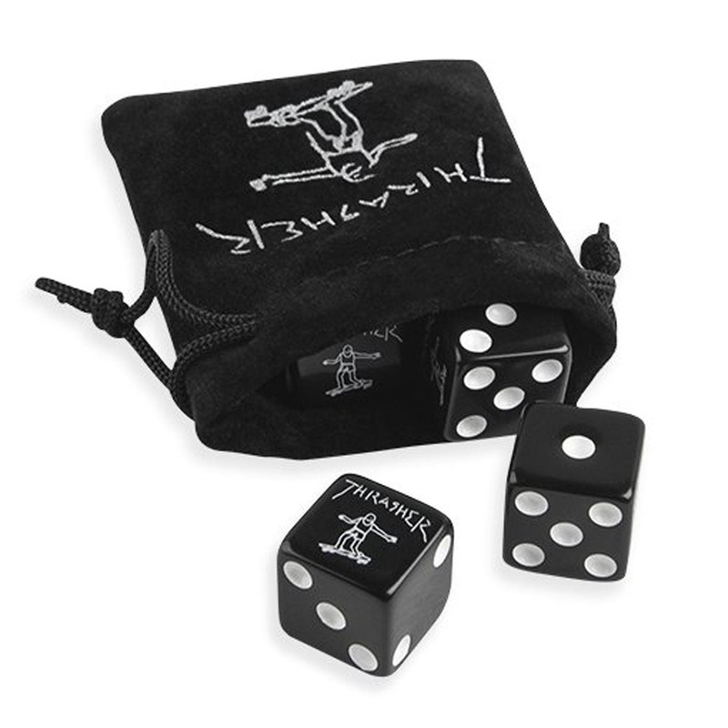 Thrasher Dice Set – Black