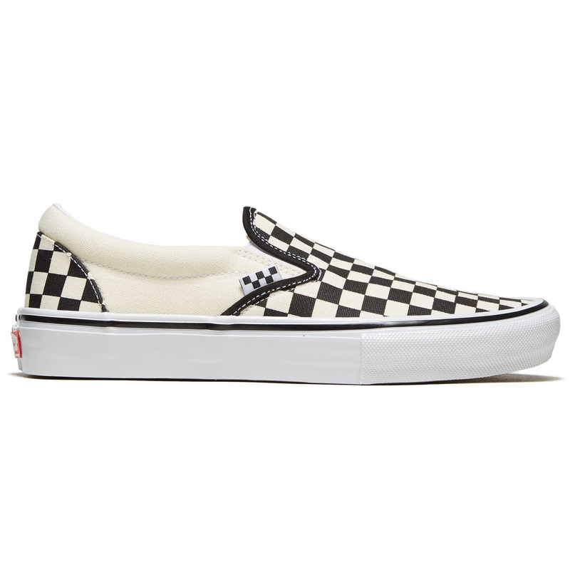 Vans Skate Slip-on Shoes – Checkerboard Black/Off White