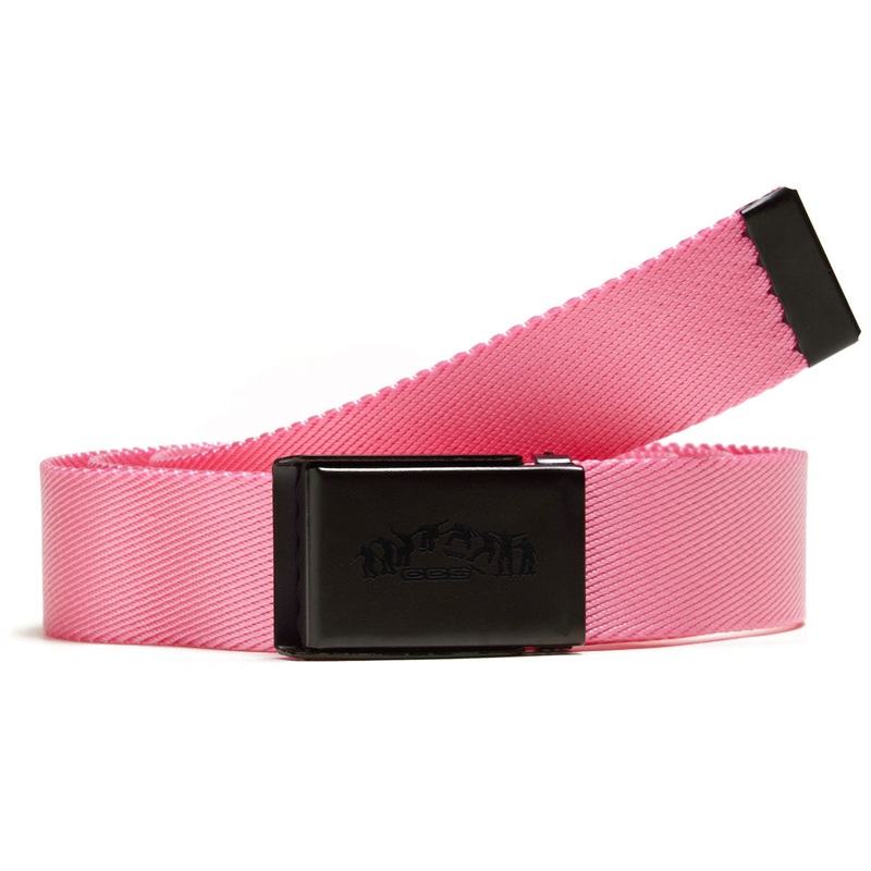 CCS Black Kickflip Buckle Belt – Pink